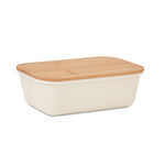 Branded Lunch box with bamboo lid