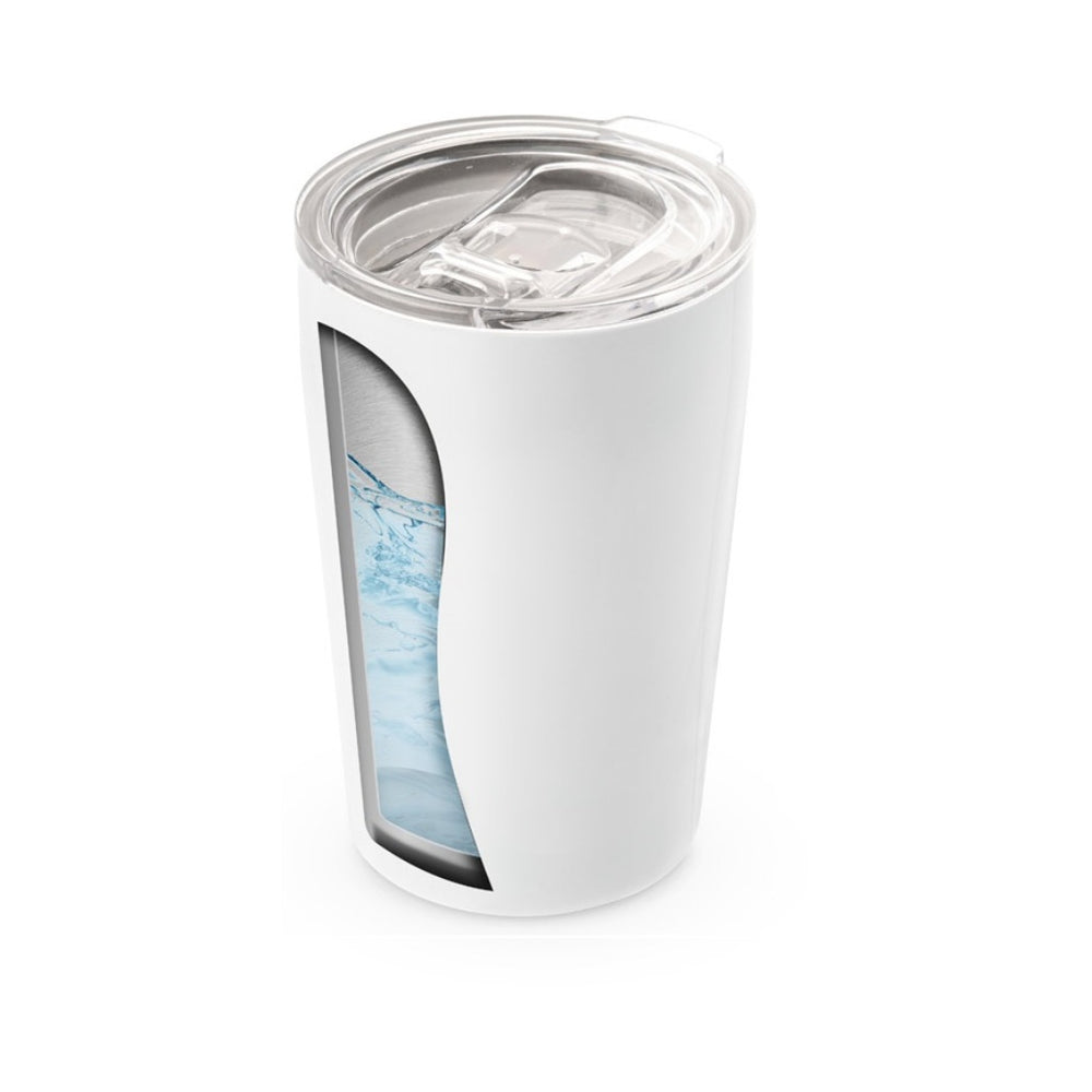 SLIDER. Stainless steel travel cup 380 mL