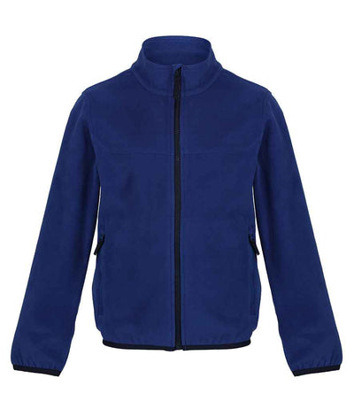 Regatta Kids Full Zip Micro Fleece Jacket New Royal Blue/Navy