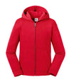 Russell Kids Authentic Zip Hooded Sweatshirt Classic Red
