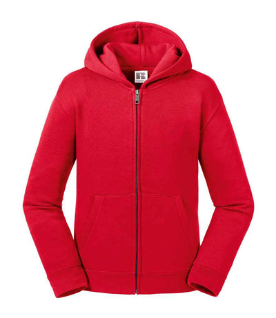 Russell Kids Authentic Zip Hooded Sweatshirt Classic Red