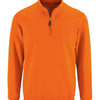 SOL'S Stan Contrast Zip Neck Sweatshirt