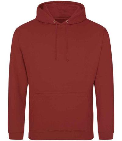 AWDis College Hoodie Brick Red