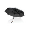 Branded 20.5" Impact AWARE™ RPET 190T Pongee bamboo mini umbrella