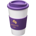 Branded Americano® 350 ml insulated tumbler with grip