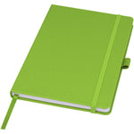 Branded Honua A5 recycled paper notebook with recycled PET cover