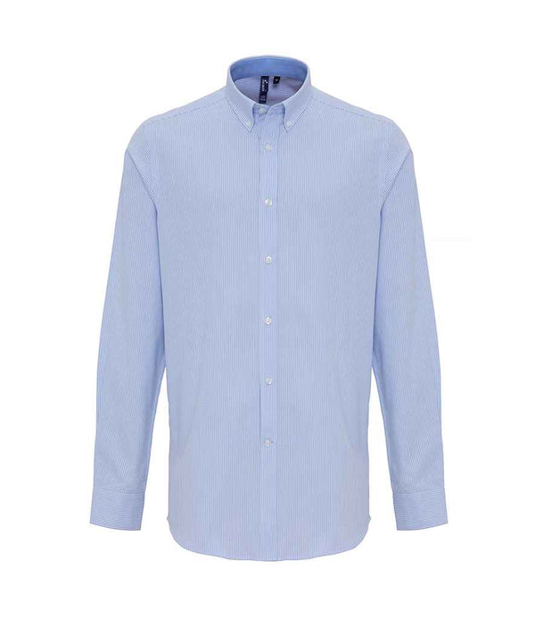 Premier Long Sleeve Striped Oxford Shirt