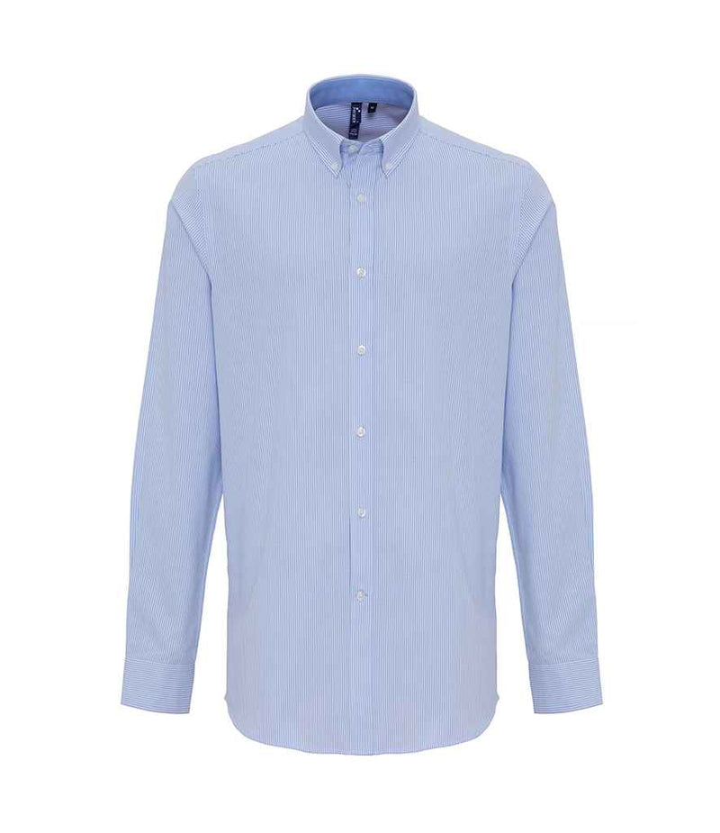 Premier Long Sleeve Striped Oxford Shirt