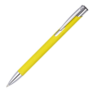 MOLE-MATE ball pen with chrome trim Yellow