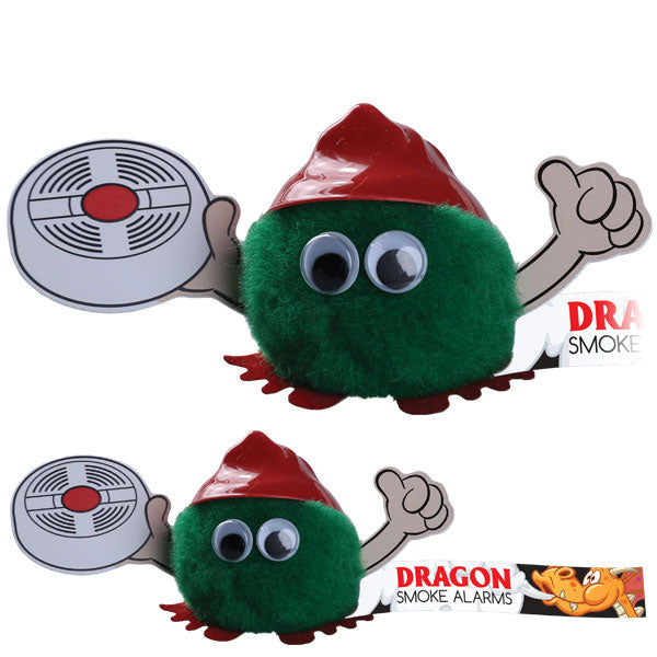 Trade Themed Logobug Handholders Firefighter Smoke Alarm Handholder