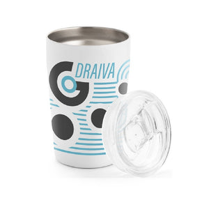 SLIDER. Stainless steel travel cup 380 mL