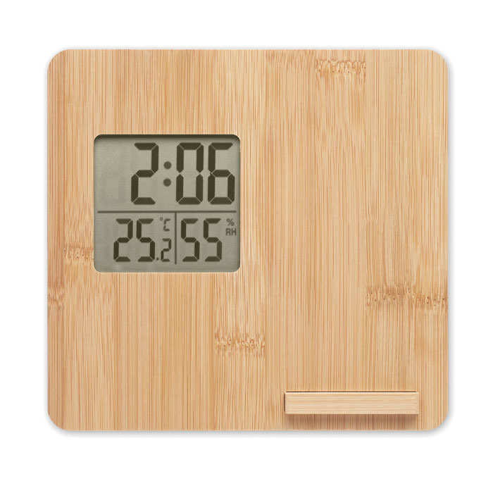 Branded Bamboo weather station 10W