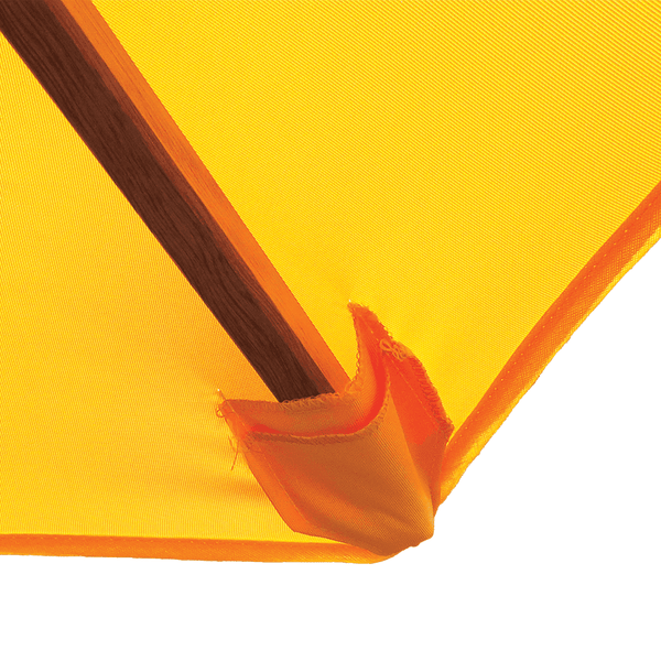Branded 2.5 Metre Wooden Parasol