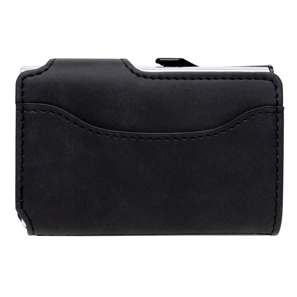 Branded Standard aluminium RFID cardholder with PU wallet