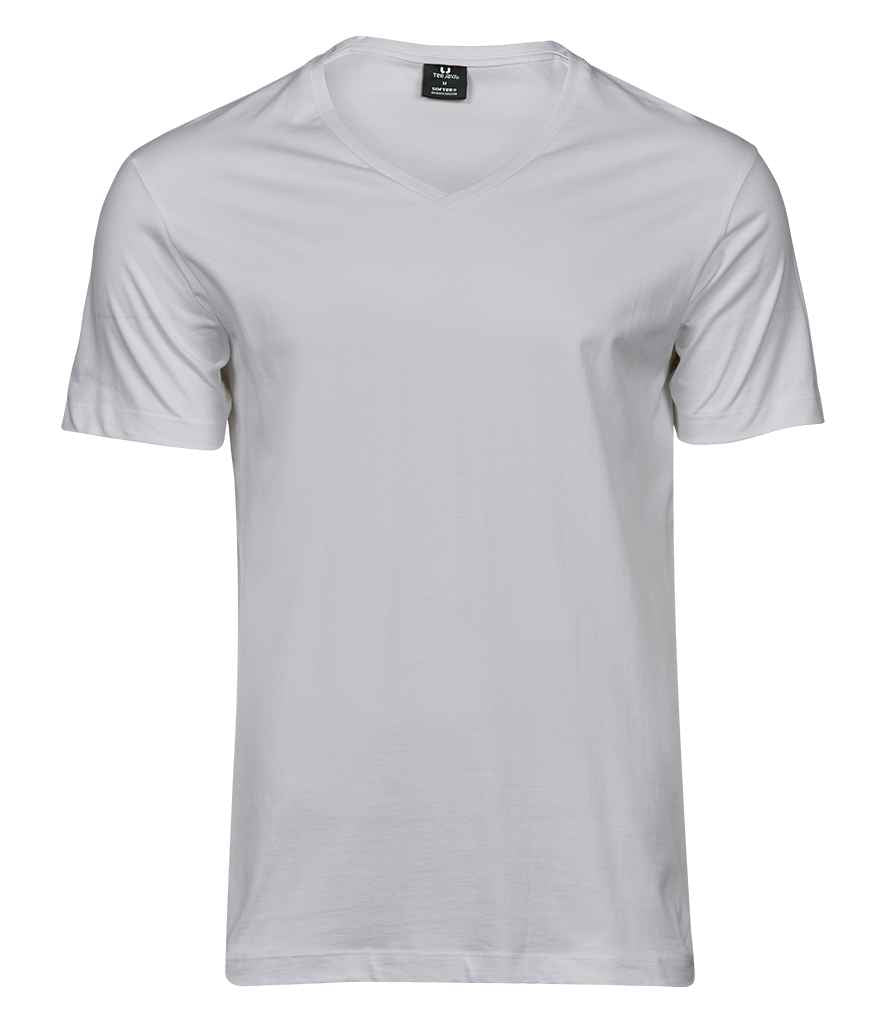 Tee Jays V Neck Sof T-Shirt White