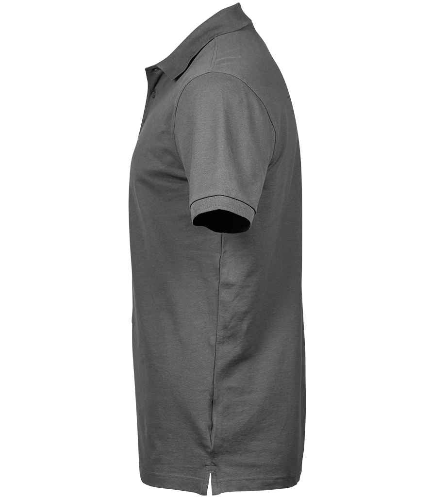 Tee Jays Luxury Stretch Piqué Polo Shirt Powder Grey
