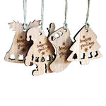 Branded Bamboo Christmas Decorations (UK Made)