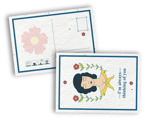 Seeded Paper Postcards A7 (1PP)