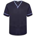 Behrens Contrast Trim Smart Scrub Top