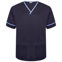 Behrens Contrast Trim Smart Scrub Top
