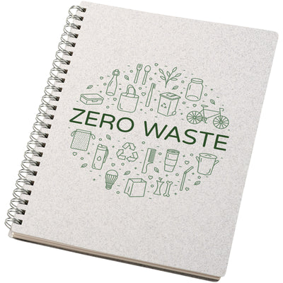 Branded Bianco A5 size wire-o notebook