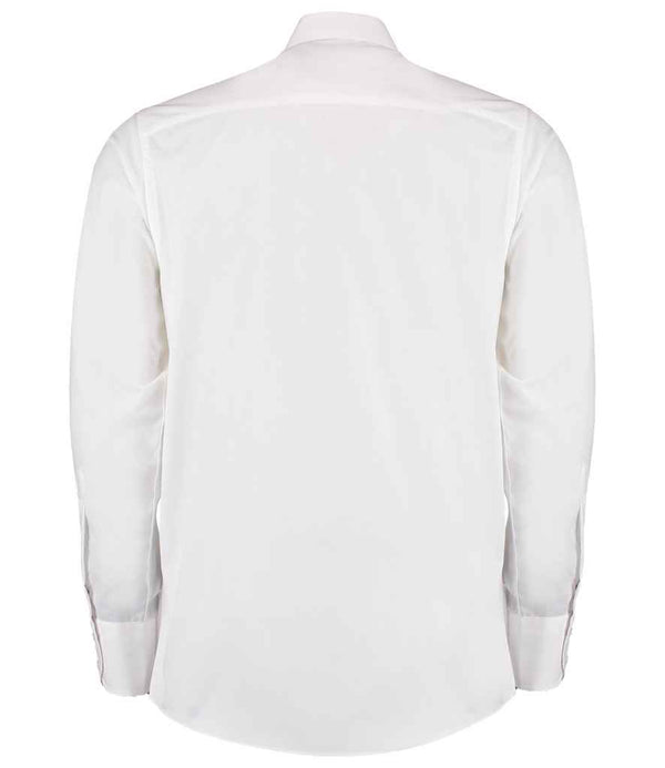 Kustom Kit Long Sleeve Tailored Business Shirt