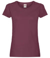 Fruit of the Loom Lady Fit Original T-Shirt Burgundy