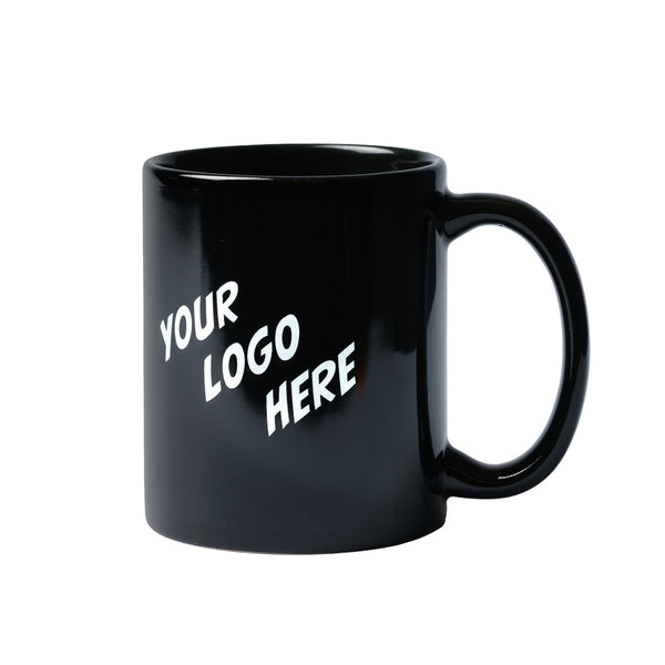 11oz Black Panel Mug