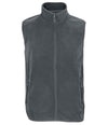 SOL'S Unisex Factor Recycled Micro Fleece Bodywarmer Charcoal