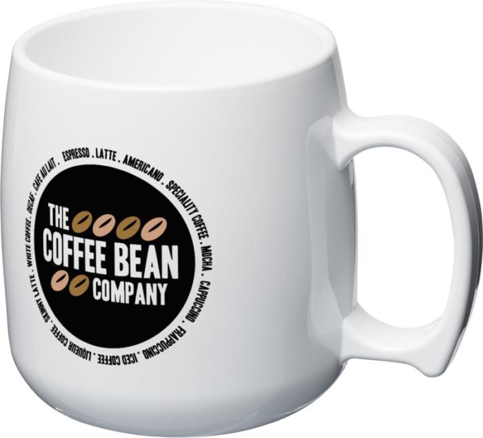 Branded Classic 300 ml plastic mug