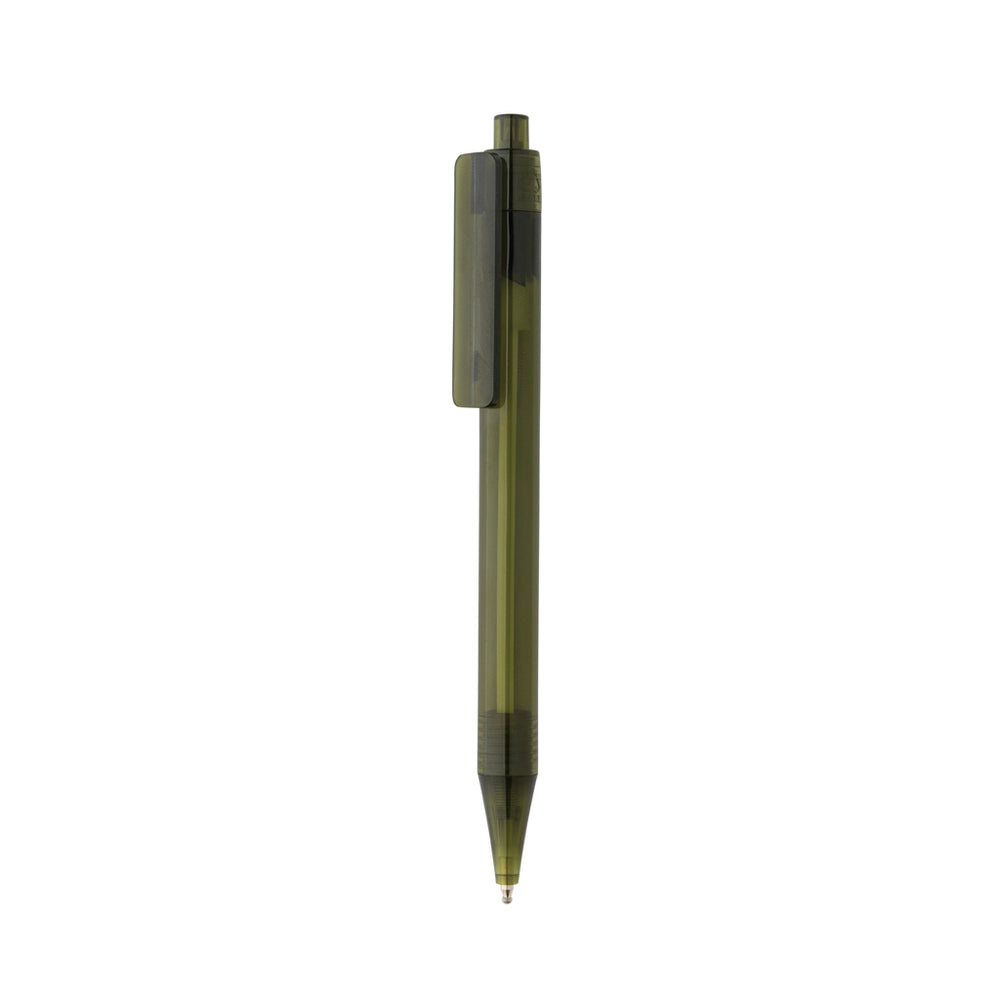 Branded GRS RPET X8 transparent pen