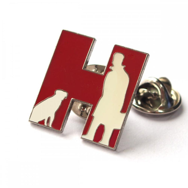Branded Stamped Iron Hard Enamel Badge (30mm)
