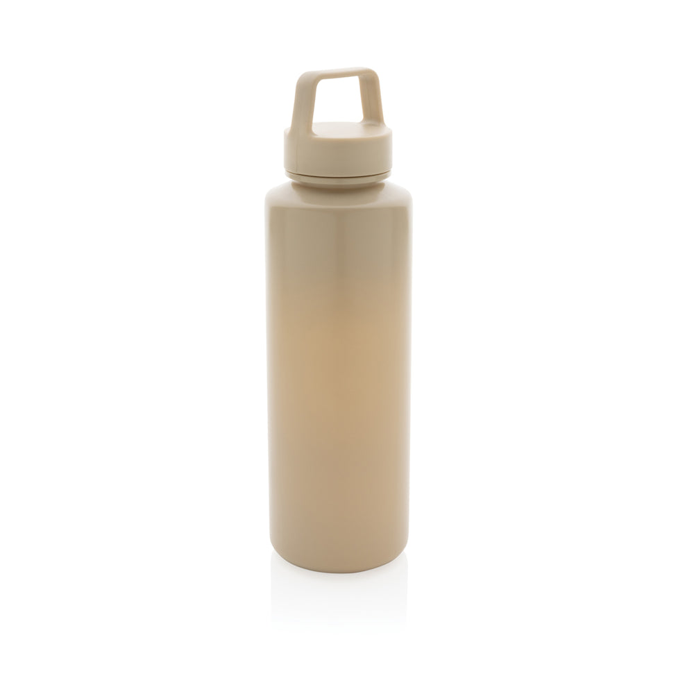 Branded RCS certified recycled PP water bottle with handle