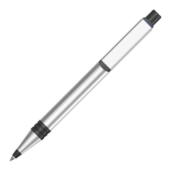Branded VIRTUO ALUM recycled ball pen with rpet trim