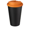 Branded Americano® Eco 350 ml recycled tumbler with spill-proof lid