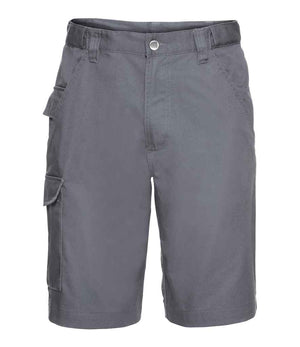 Russell Workwear Poly/Cotton Shorts Convoy Grey