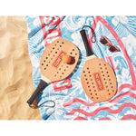 Rosewood beach tennis set