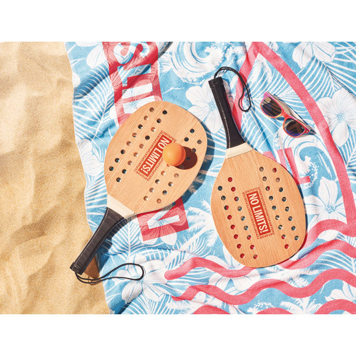 Branded Rosewood beach tennis set