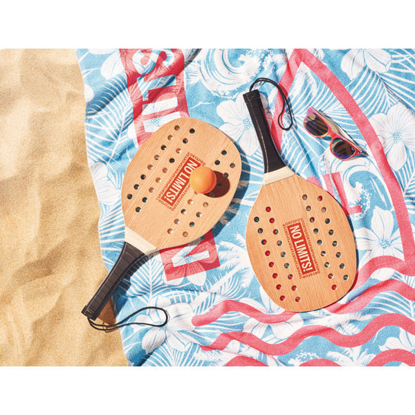Branded Rosewood beach tennis set