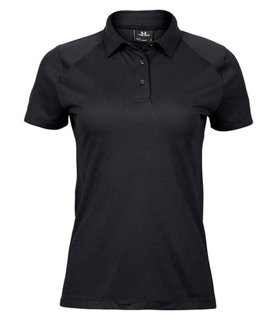 Tee Jays Ladies Luxury Sport Polo Shirt Black