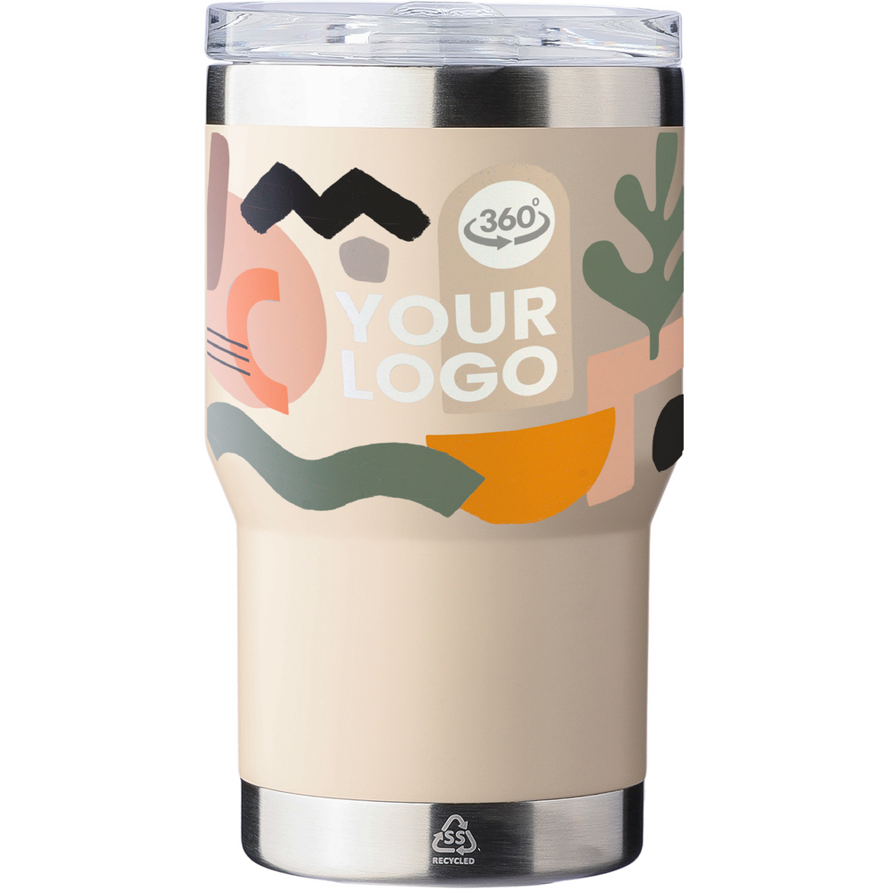 The Ayen - Recycled stainless steel double walled travel mug (350ml)