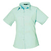 Premier Ladies Short Sleeve Poplin Blouse
