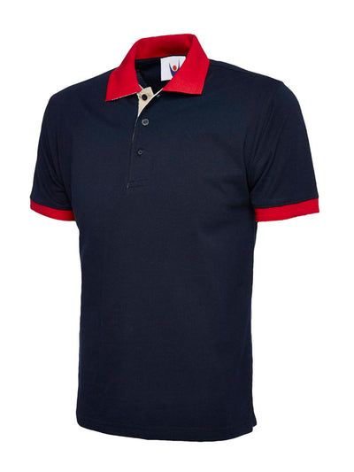 Branded Contrast Poloshirt