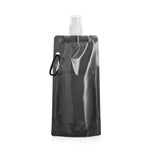 Kwill Foldable Sports Bottle with Carabiner Clip - 460ml