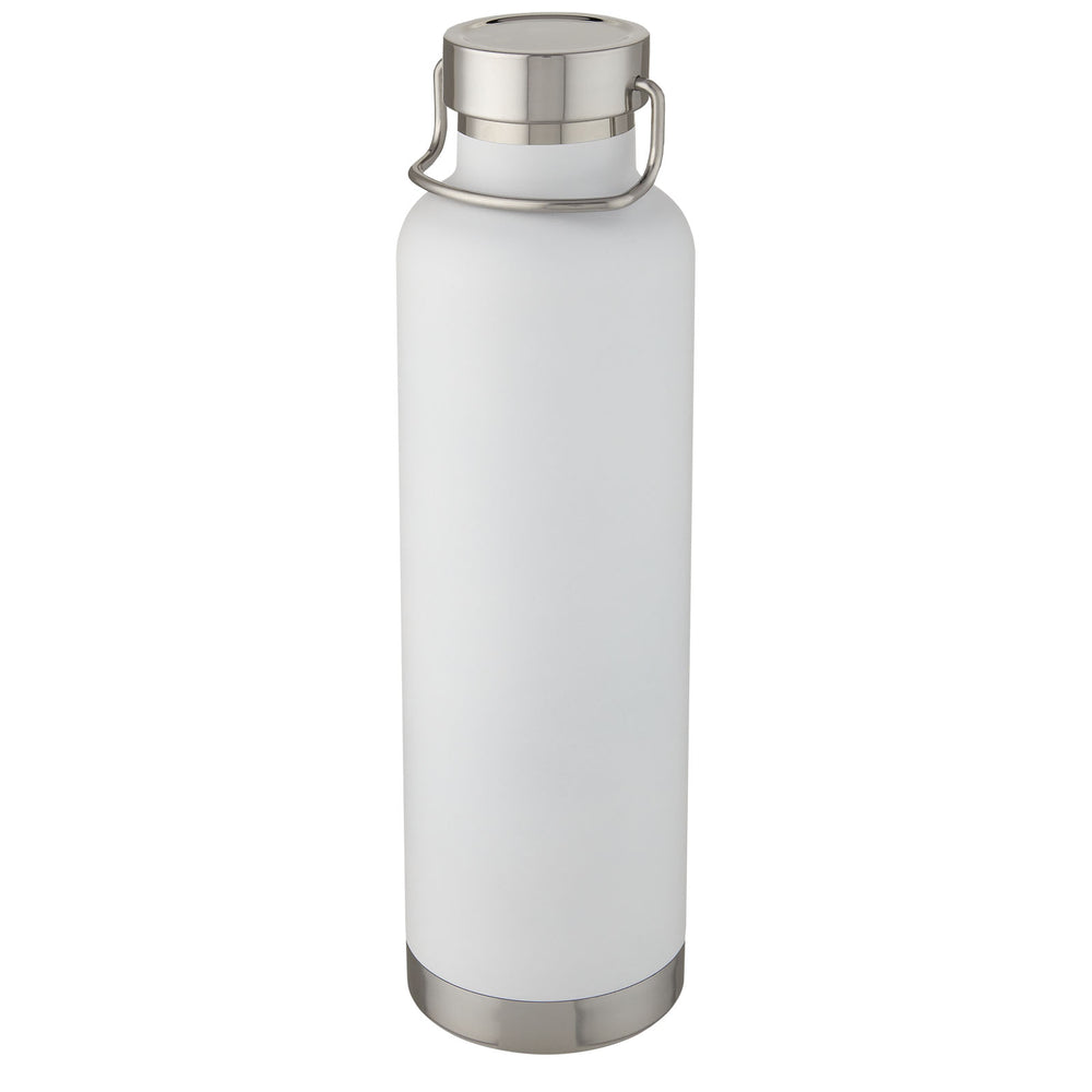 Branded Thor 1 L copper vacuum insulated water bottle