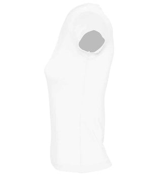 SOL'S Ladies Moon V Neck T-Shirt White
