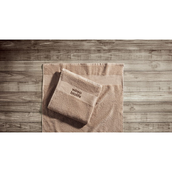 Towel organic cotton 100x50cm Ivory