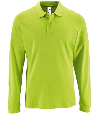 Branded SOL'S Perfect Long Sleeve Piqué Polo Shirt