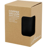 Lagan 300 ml copper vacuum insulated stainless steel tumbler with bamboo lid