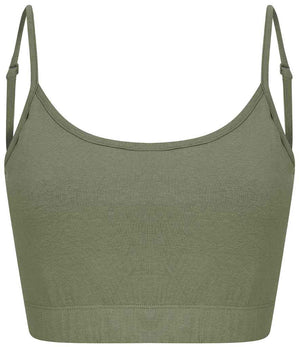 SF Ladies Sustainable Cropped Cami Vest Top